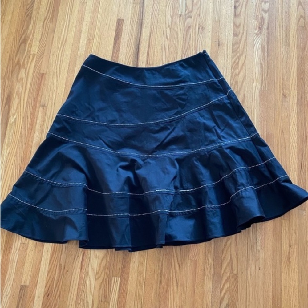 SUNNY LEIGH Woman | Black cotton skirt by‎ size 16W.